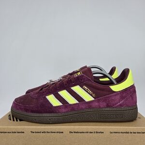 adidas Handball Spezial Weltmeister JH5453 Shadow Red Solar Yellow Shoes Size 12